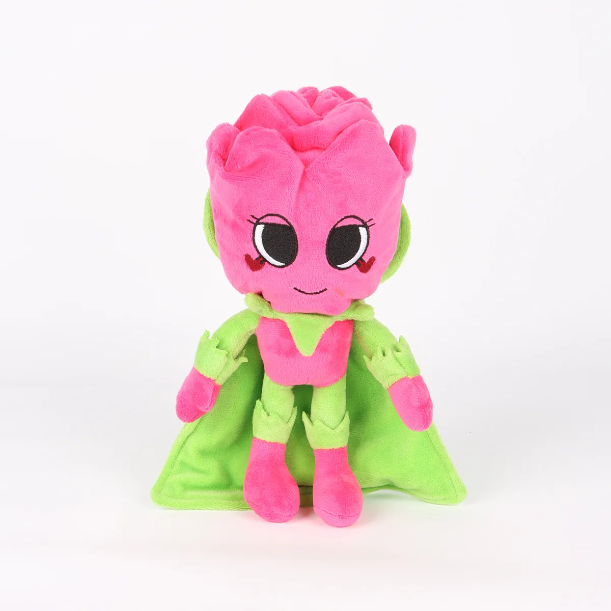 دمية أنمي جديدة على شكل وردة ناعمة محشوة، شخصية لعبة كرتونية لطيفة، وسادة للديكور، هدية للأطفال