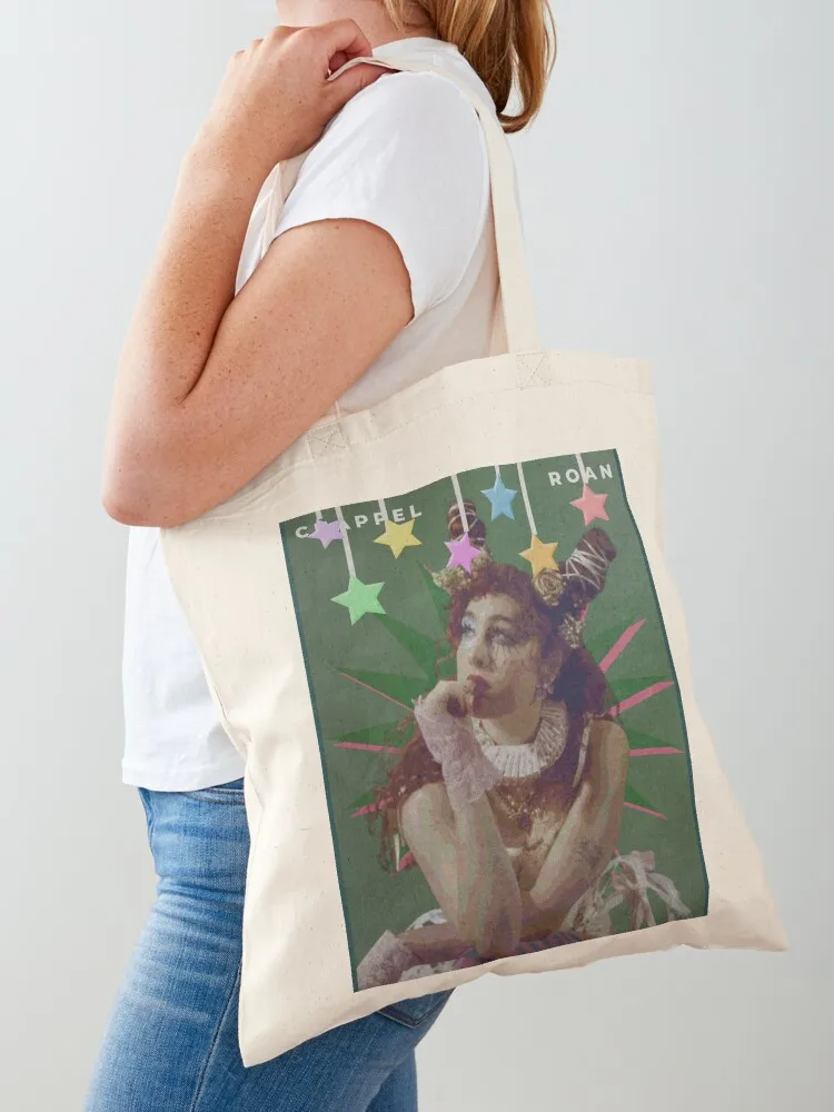 Stars Chappel Roan Tote Bag Custom bag shopping bags foldable shopper bags for women Canvas Tote Bag