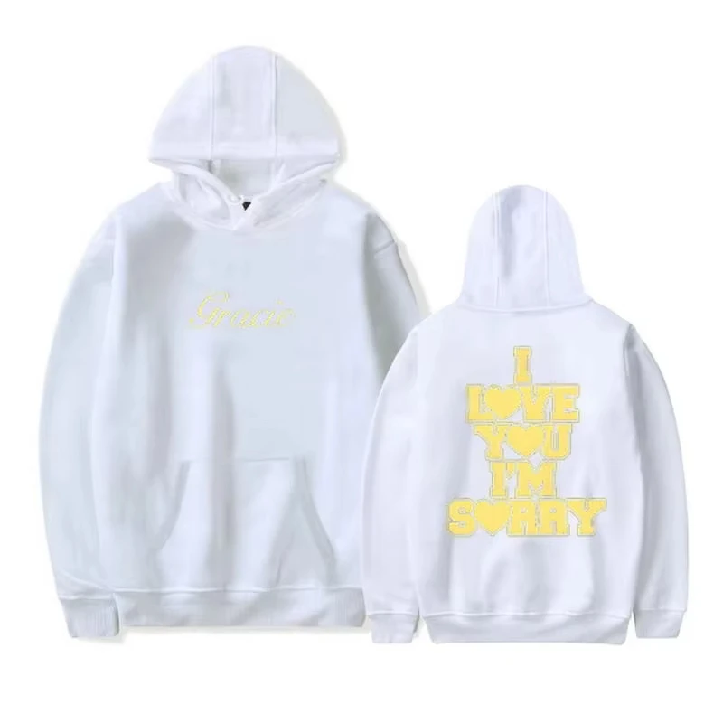 Gracie Abrams Printed Unisex Long Sleeved Hooded Sweatshirt, Stylish and Warm, Machine Washable, Fade Resistant, Holiday Gift