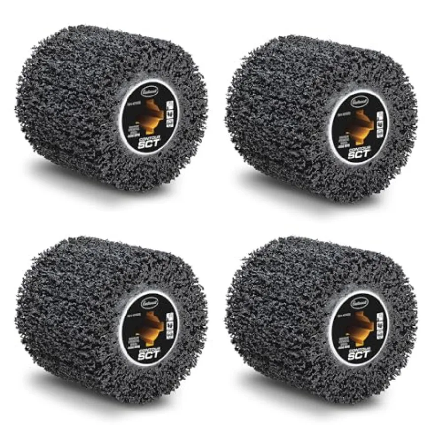 

Contour SCT 40 Grit Abrasive Drum Paint Stripper Surface Conditioning Tool 4.5" Drum Heavy Duty Rust Remover Abrasive Wire Whee