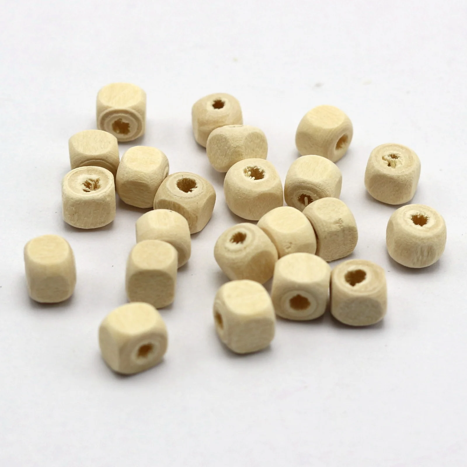 Natural Untreated Plain Wood Cube Beads 6X6mm 8X8mm 10X10mm Wooden Spacer beads