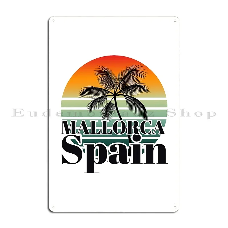 Majorca Metal Plaque Poster Bar Cave Designer Plaques Retro Sign Tin Sign Poster