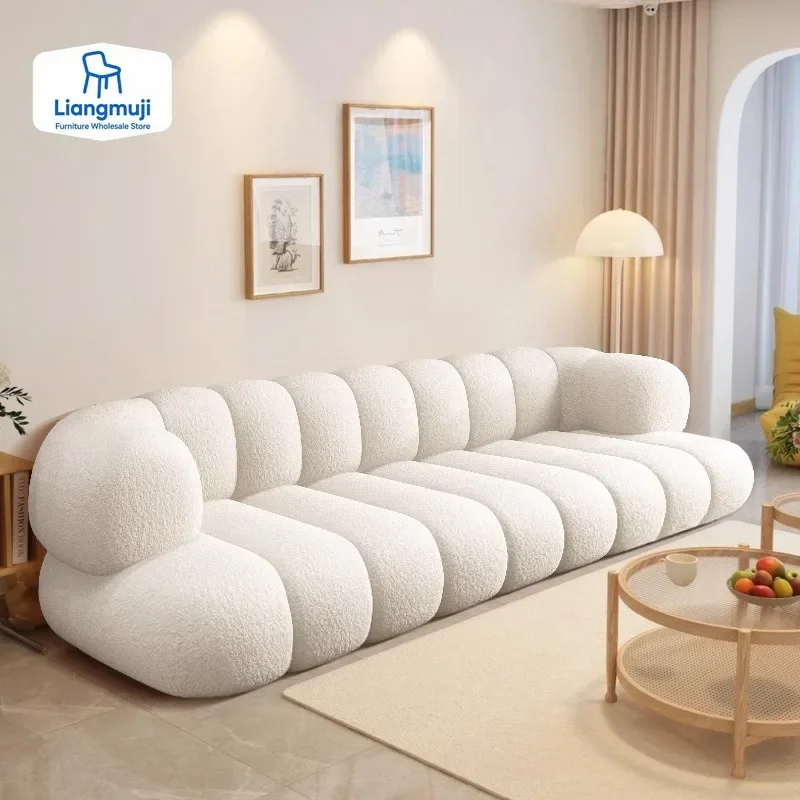 

Designer Simple Lazy Sofas Nordic Velvet Two Seater Recliner Living Room Sofas Floor Reading Organizer Muebles Unique Furniture