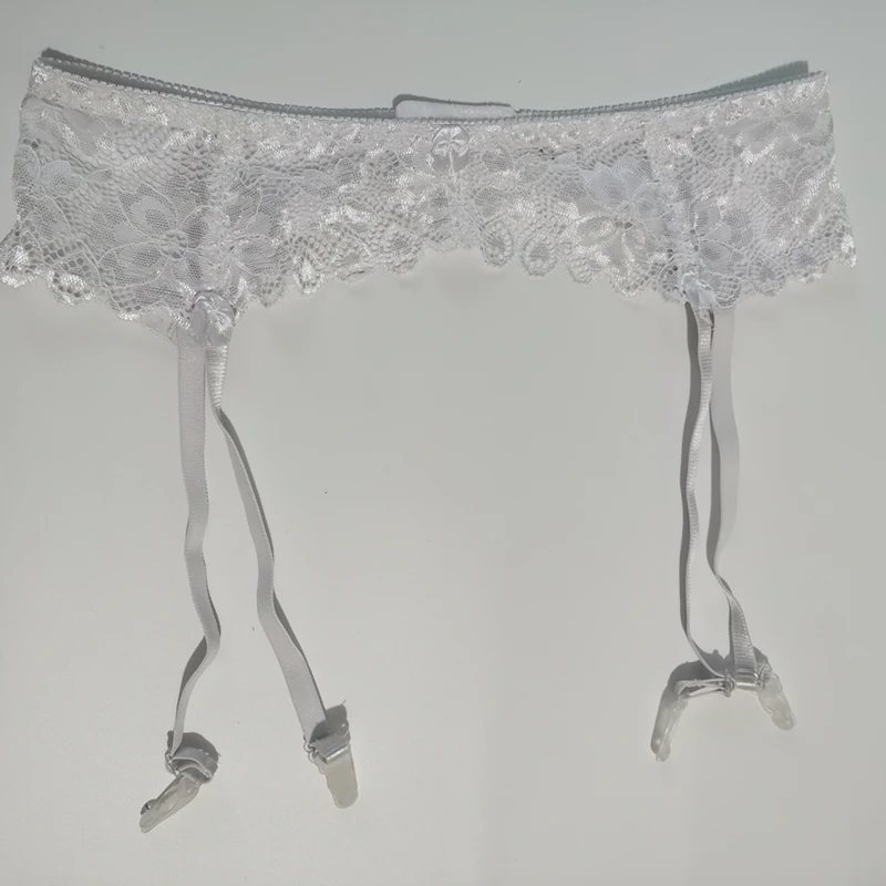 Plus Size Erotic Lingerie Sexy Lace Garter Belt Women Ultra-thin Temptation Suspender Belt For Long Stockings Wedding Garters