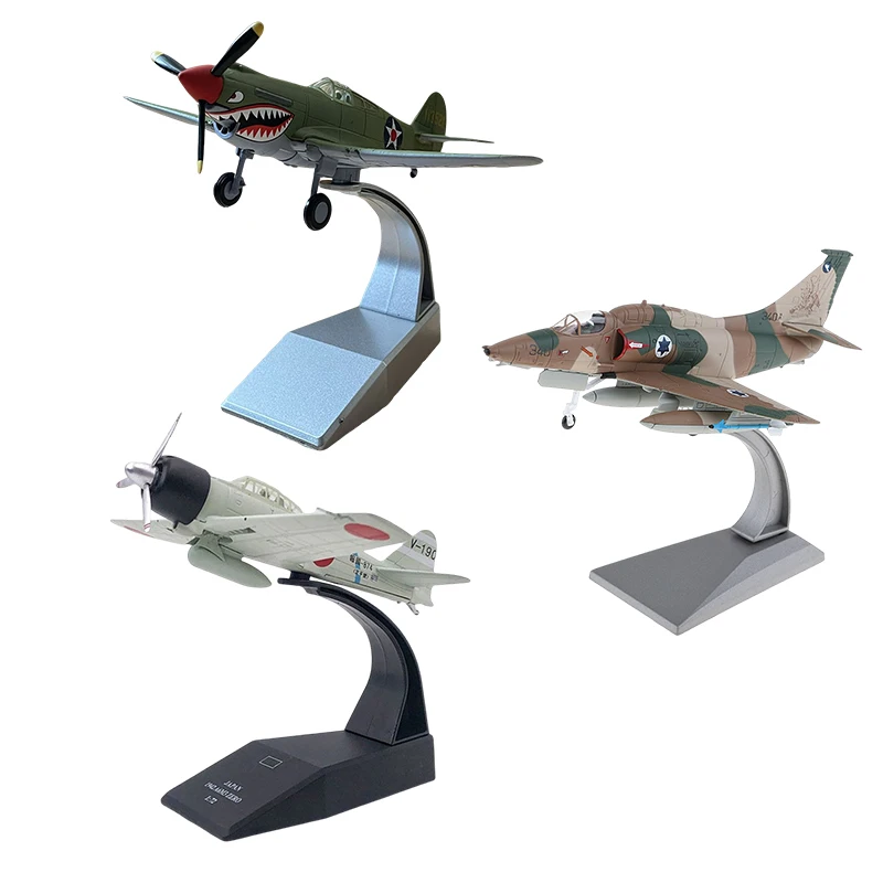 1/72 Die Cast Alloy Realistic American A-4 Skyhawk Model Metal Plane Aircrafts Model ToyHome Table Decoration With Stand Gift