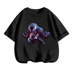 3-14 Years Kids Boys Venom Short Sleeve 3d T-shirts Tops Clothes Baby Boys Print Tees Children Clothing Kids Cartoon Outfit