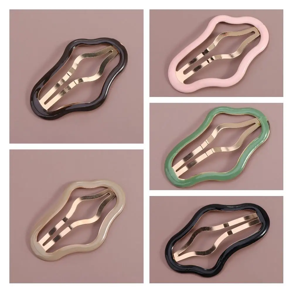 

Sweet Geometric Clouds Bb Clips Metal Hollow Cloud Hair Clip Korean Style Hairpins for Children Hollow Metal Hairpin Children