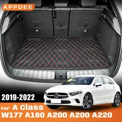 Car Trunk Mat For Mercedes Benz A Class W177 A180 A200 A200 A220 2019-2022 Custom Car Accessories Auto Interior Decoration