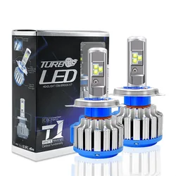 XTG T1 Automotive LED Headlight Bulbs H1 H7 H11 9006 Ultra Bright High Beam Spotlight Car Front Driving Lamp Plug And Play 6500K