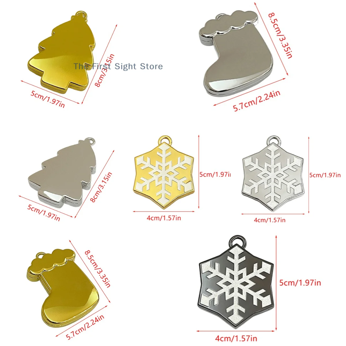 شجرة عيد الميلاد ندفة الثلج الأسهم مرآة لمستحضرات التجميل انزلاق مرآة قابلة للطي الفتيات حمل على مرآة غير قابلة للكسر مرآة الغرور المدمجة #2