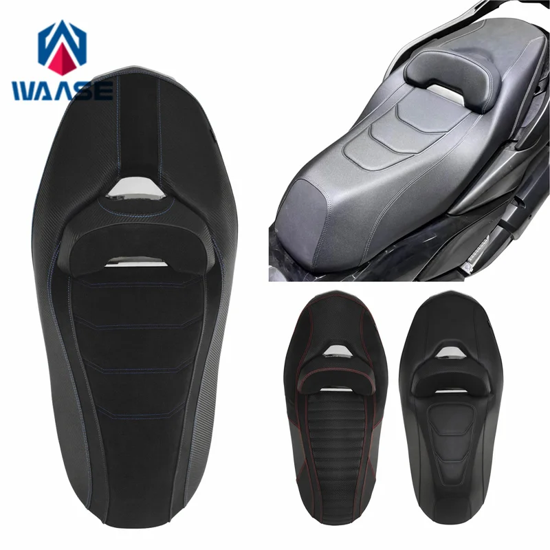 

waase For Yamaha XMAX300 XMAX X-MAX 250 300 2023 2024 Complete Integrated Seat Front Driver and Rear Passenger Cushion Pads