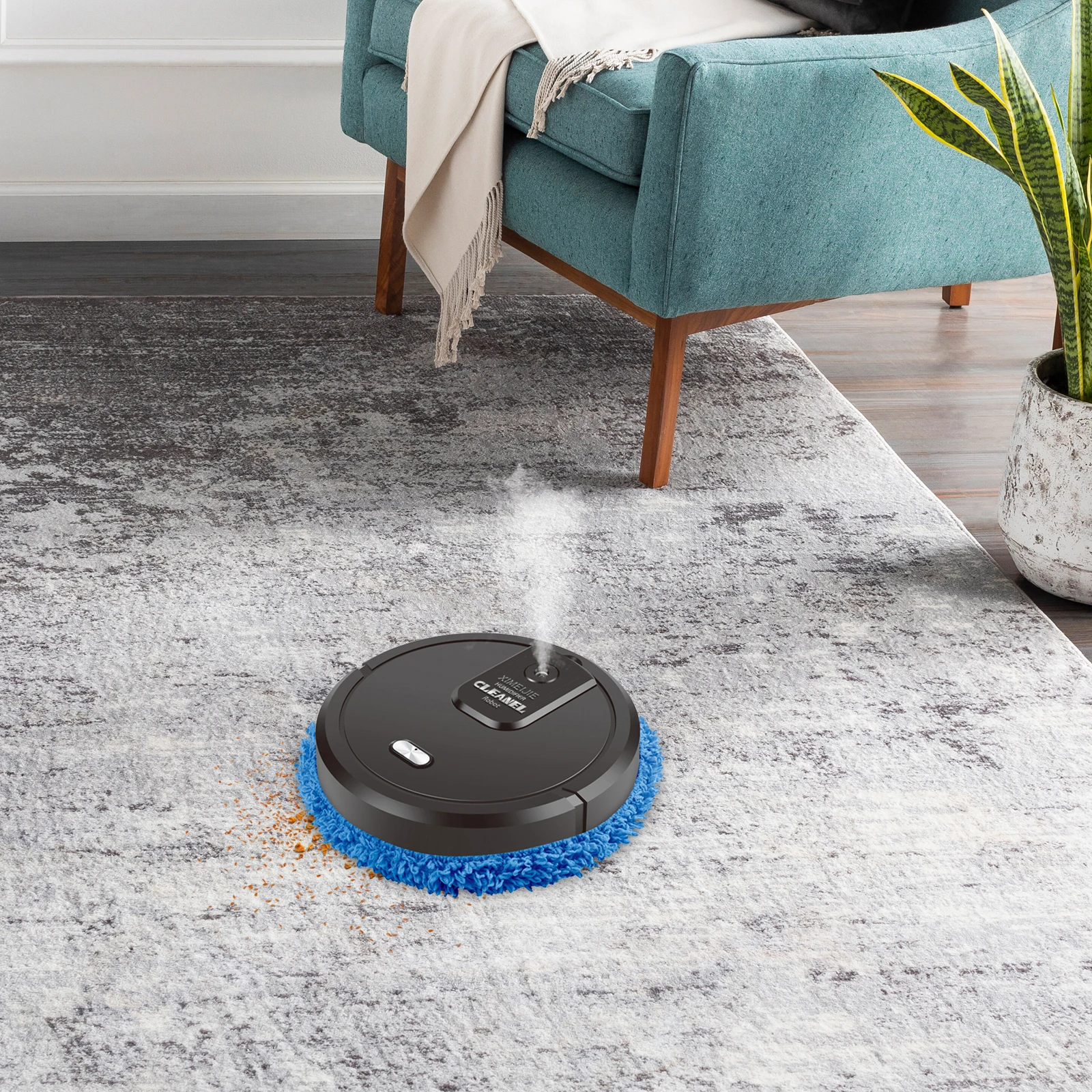 Roboterstaubsauger mit ene Sprühfunktion ذكي Nass-Trocken Wischfunktion Saugroboter Mit ene von ca. 645 قدم 2