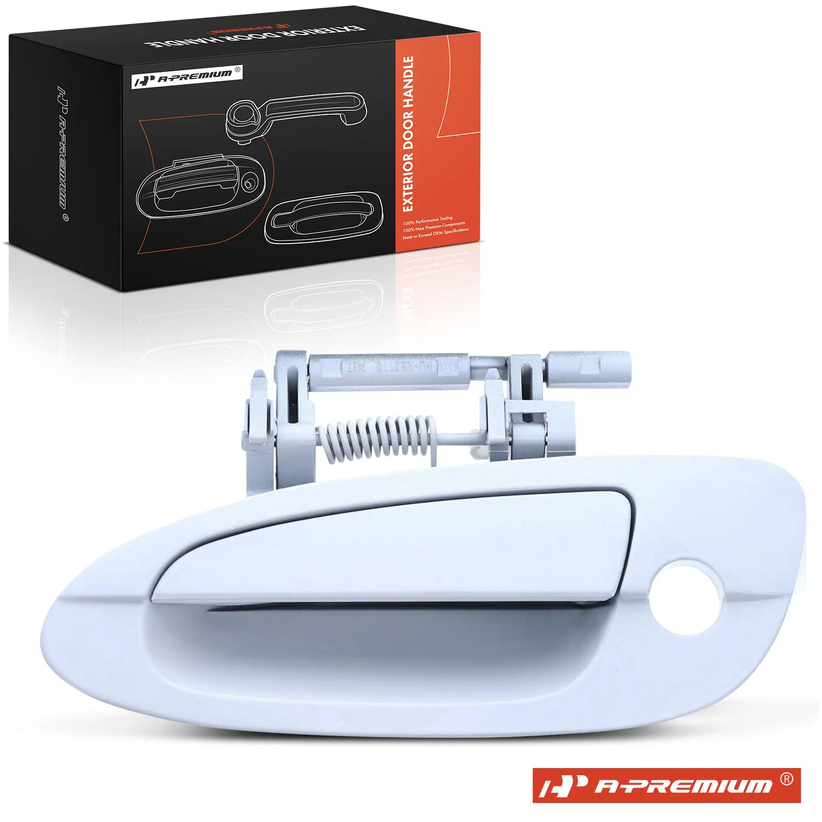A-Premium Front Driver Side Exterior Door Handle with keyhole for Nissan Altima 2002 2003 2004 2005 2006