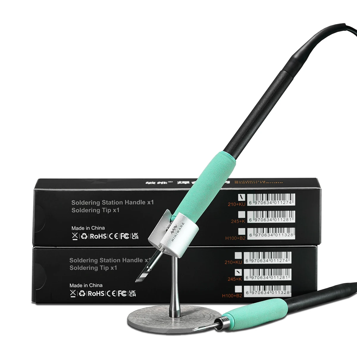 miniware-h100-デジタルはんだごてハンドルハイパワー内部加熱溶接ペン家庭用電子機器修理キット用