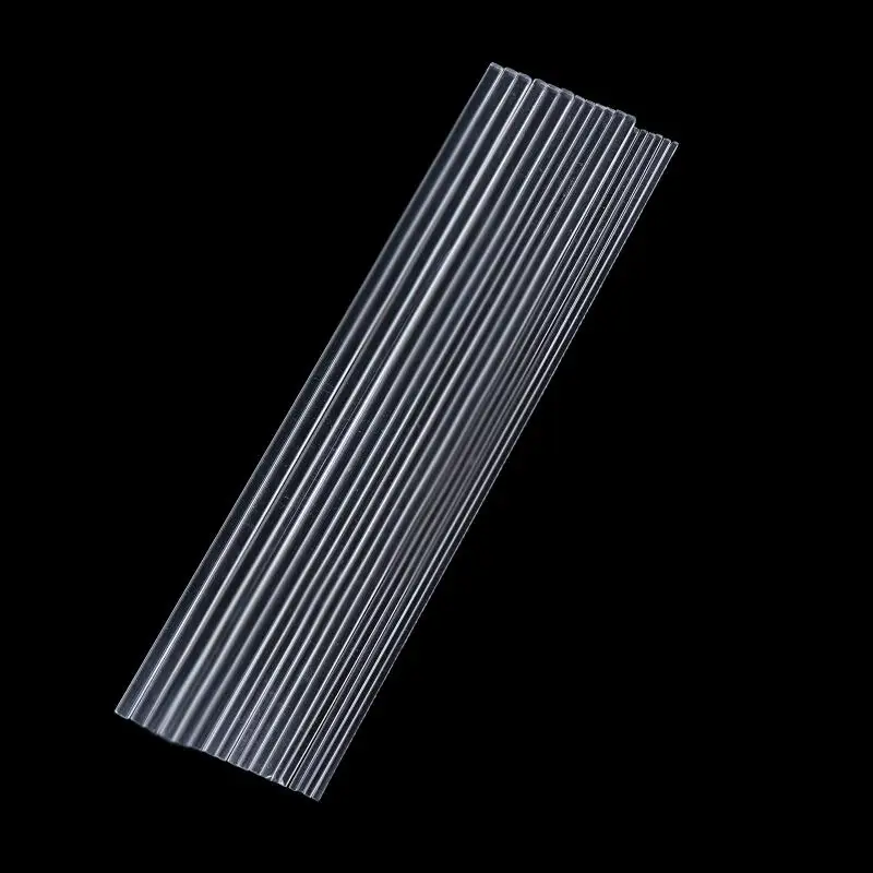 

6 Pcs Acrylic Square Rod Hyaline Plastic Rod Acrylic Rod Length 200mm DIY Craft Architectural Model Material