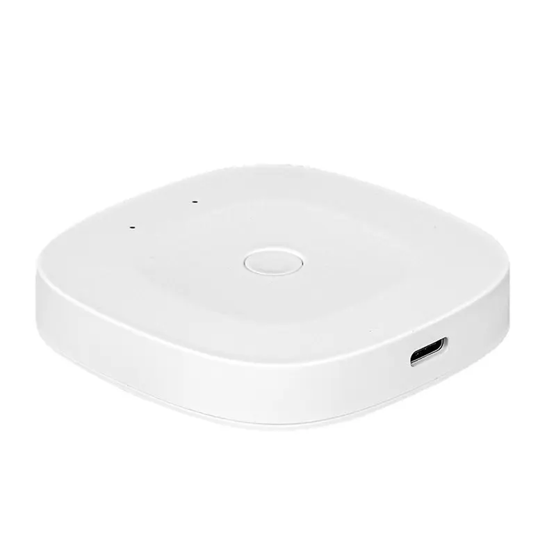 Stylish-Zigbee Bluetooth Multi-Mode Tuya Smart Gateway Hub Type-C Power Wireless Home Automation 30M