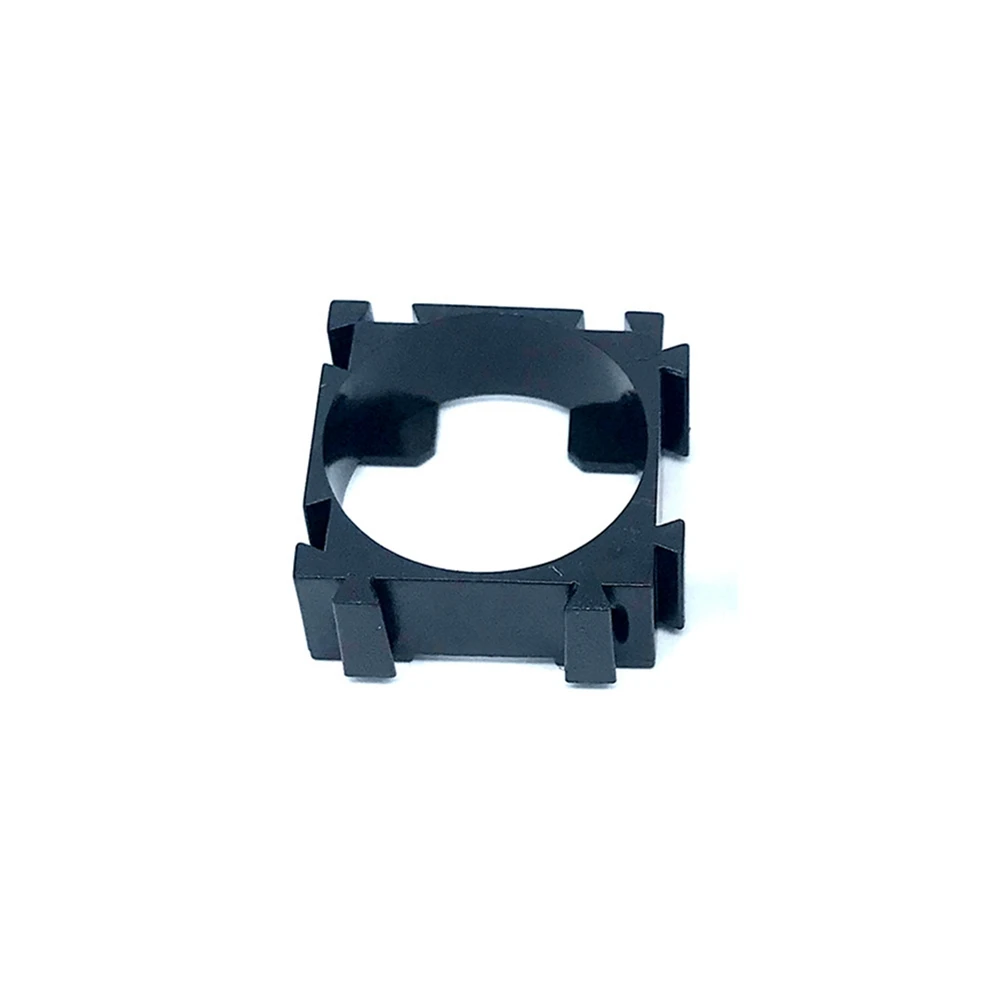 100 قطعة قوس البطارية 18650 مكافحة الاهتزاز حامل قوس بطاريات الليثيوم حامل داعم حامل بلاستيك قوس