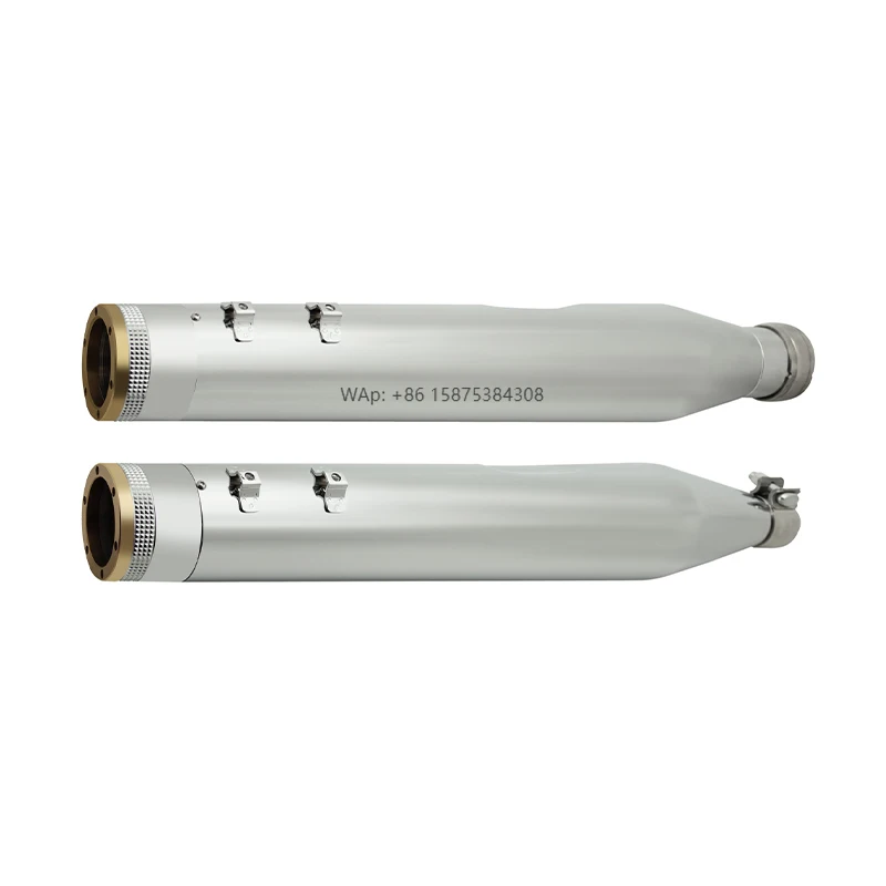 2017-Later HD Electra Glide Road Glide Street Glide-Compatible Electronically Adjustable Motorcycle Exhaust System in Steel Pipe