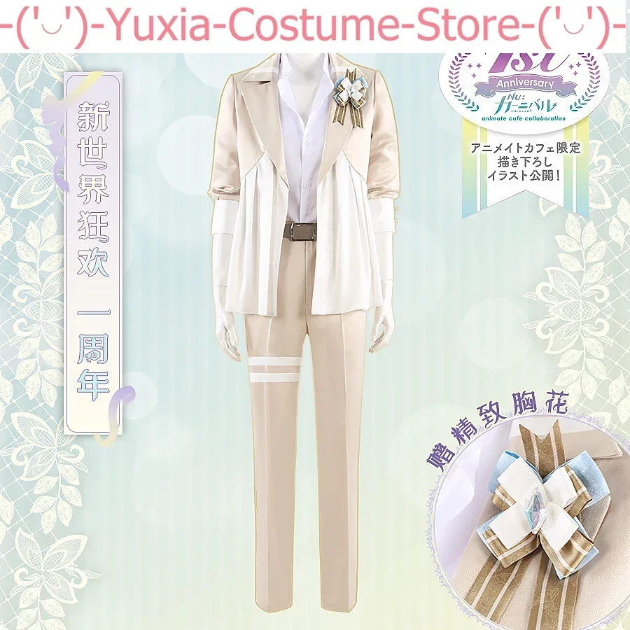 

Anime! Nu: Carnival Eiden 1st Anniversary Game Suit Cool Handsome Uniform Cosplay Costume Halloween Party Outfit