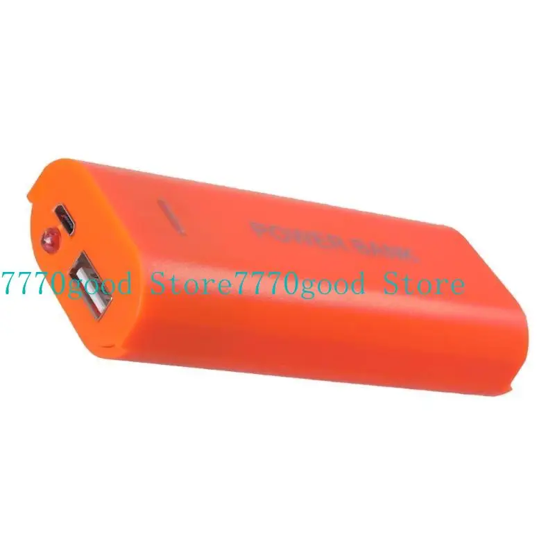 Держатель батареи 18650, чехол с блоками питания, USB-выход для телефона, планшета, чехол для зарядки аккумулятора со светодиодной подсветкой (батарея в комплект не входит)