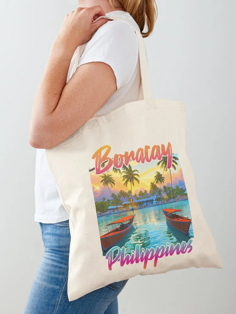 

Boracay sunset Tote Bag Handbags women Handbags Cloth bag Women's bags