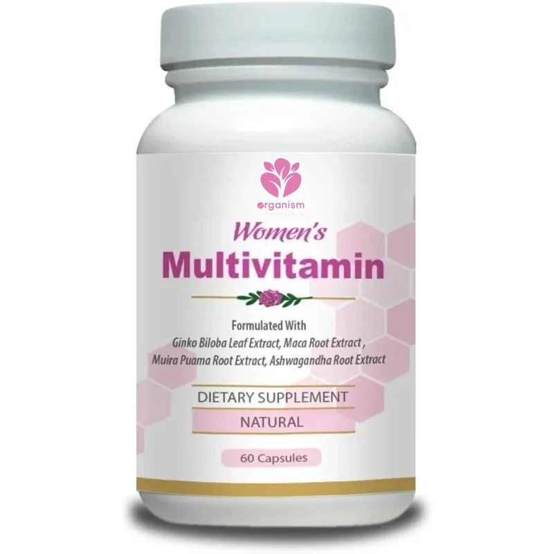 Multivitaminas de mujer, incluida hierro, vitamina D3, magnesio, multivitamínico B y complementos de hierbas -60 cápsulas