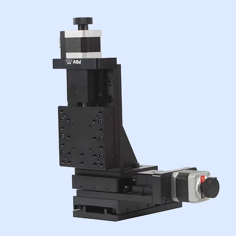 Miniature high-precision electric translation stage PP110-75XYZ three-dimensional displacement stage electronic control platform