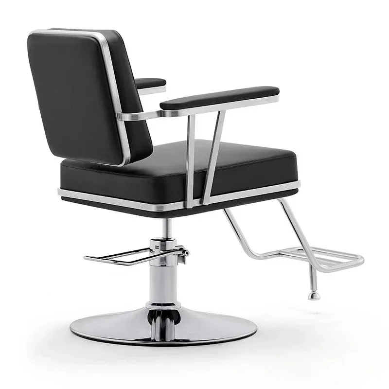 

Practical Reclining Salon Chair Styling Shampoo Hair Home Office Massage Wheels Professional Barber Scissors Offer Hairdressing