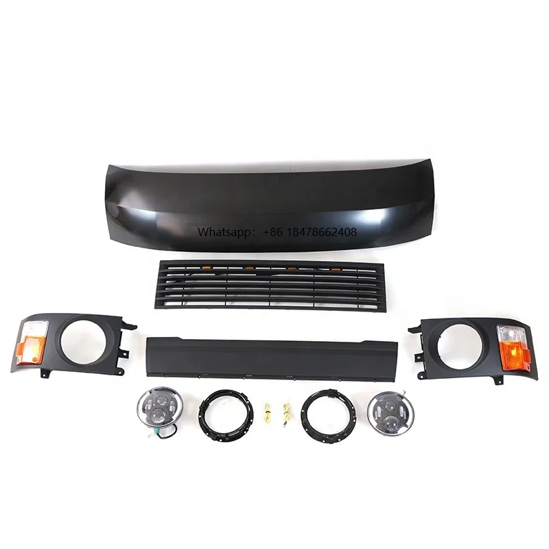 

4x4 Off Road Auto Parts Other Exterior Accessories Engine Hood Plastic Grille Front Bumper Body Kits Fit for Hiace 2012-2018