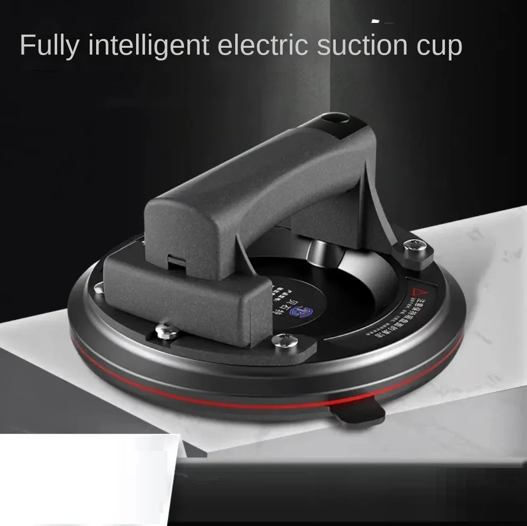 رافعة زجاجية محمولة للخدمة الشاقة ، كوب شفط كهربائي بالتفريغ ، بلاط جرانيت متحرك ، سطح خشن ، سعة حمولة #2