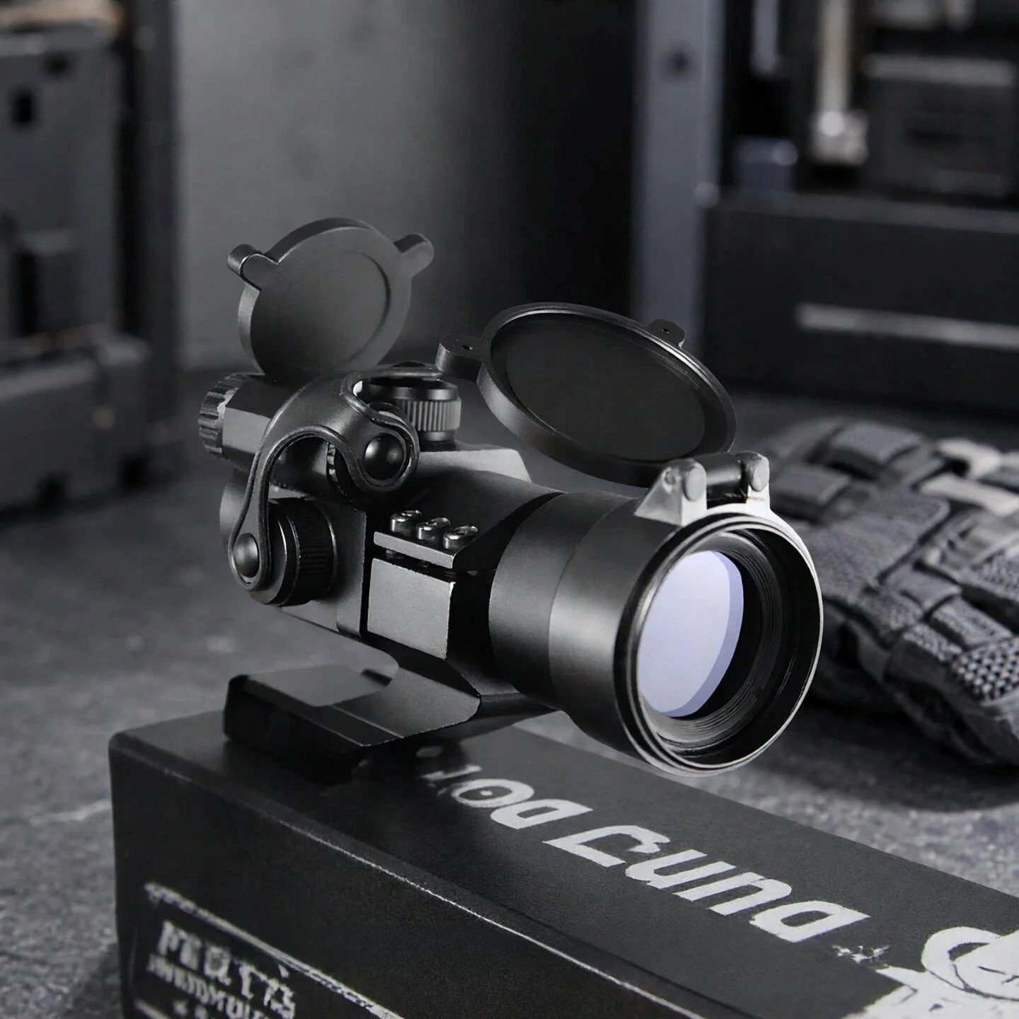 高精細フルホログラム望遠鏡モデル壁掛け耐衝撃傾斜ブラケット小型海のカタツムリ照準望遠鏡双眼鏡
