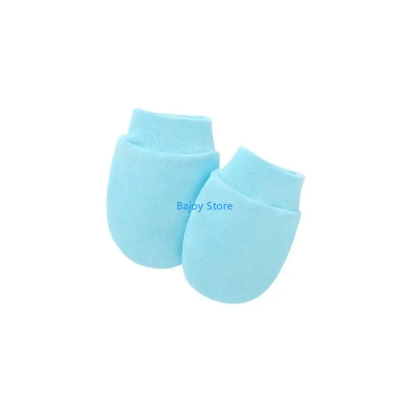 63 keine Kratzerhand -Socken Neugeborene liefert Baby Anti Kratzer weiche Baumwollhandschuhe