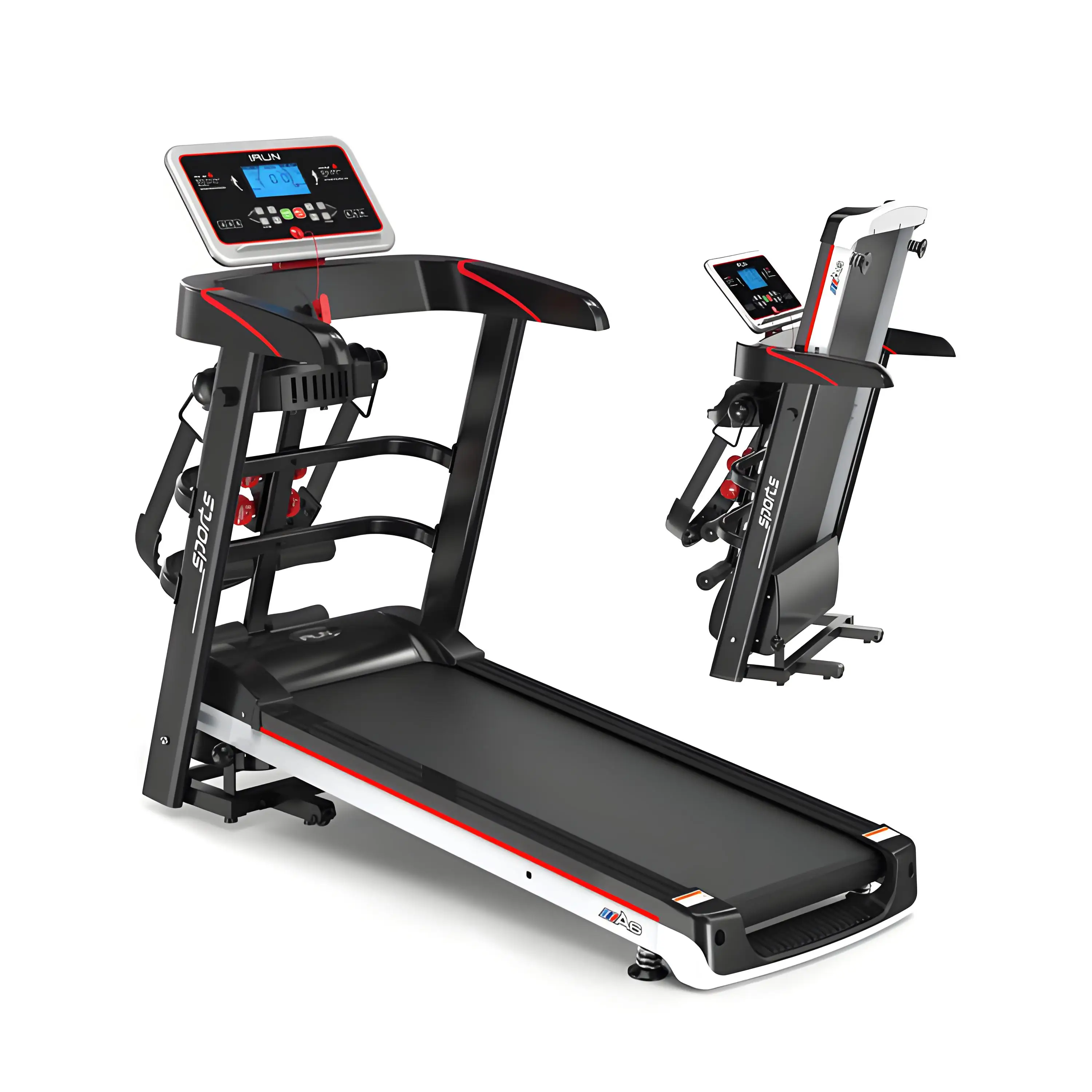 

Treadmill With Massage Machine Motorized Electric Treadmill With Home Fitness