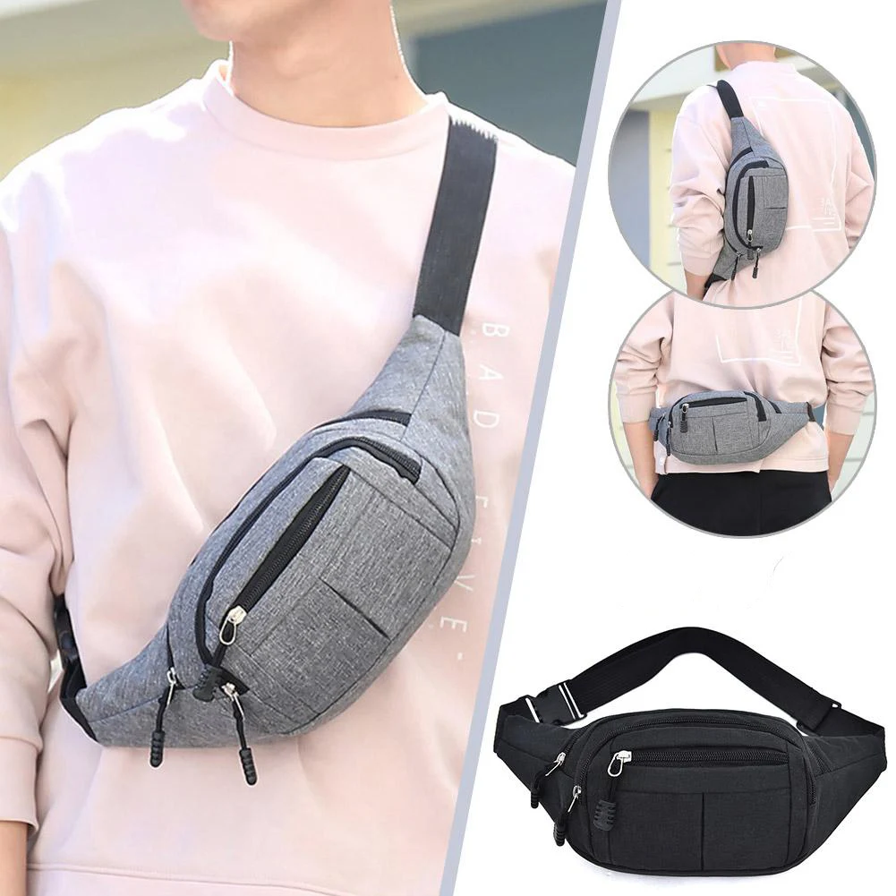 

Chest Bag Sports Workout Traveling Running Large Crossbody Casual Hands-Free Wallets Waist Pack Phone Bag