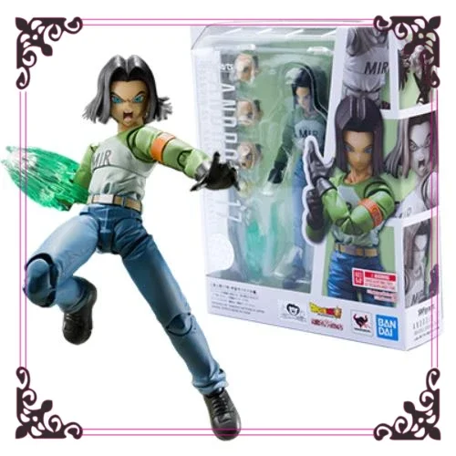 

Original Sh Figuarts Shf Dragon Ball Android 17 Universe Survival Saga Action Figures Model Toys Gift Anime Figura