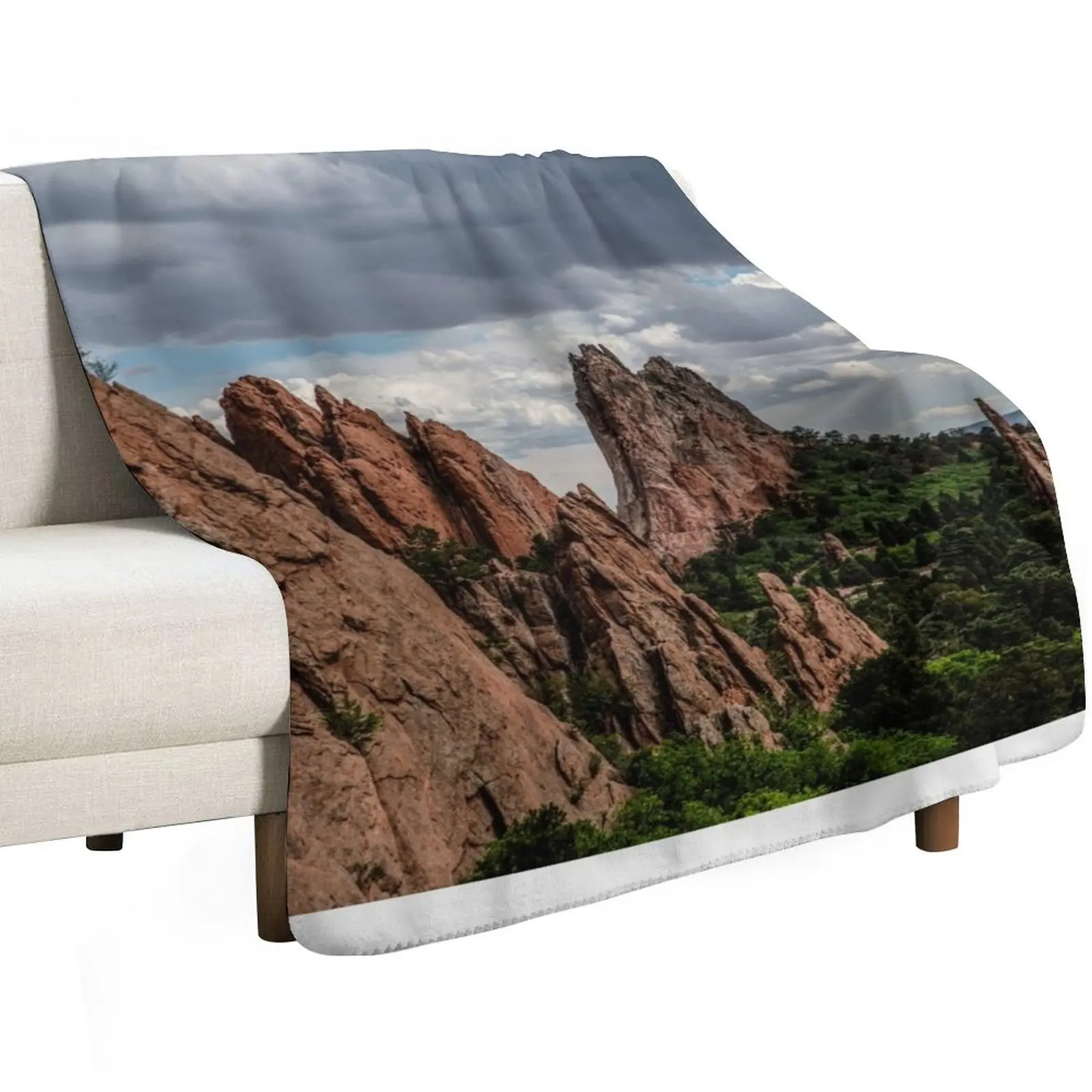 Garden of the Gods Throw Blanket Cute Plaid Soft Beds Heavy Furry warm winter For Decorative Sofa Blankets