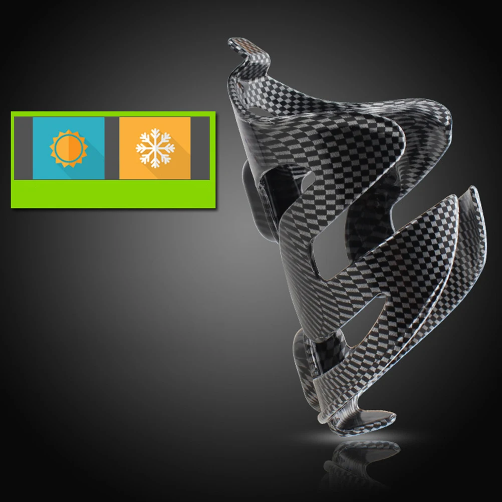 

2Pcs Carbon Fiber Water Bottle Holder for Bicycle Cycling Adjustable Secure Grip Scratch Resistant Lightweight Cage for Long