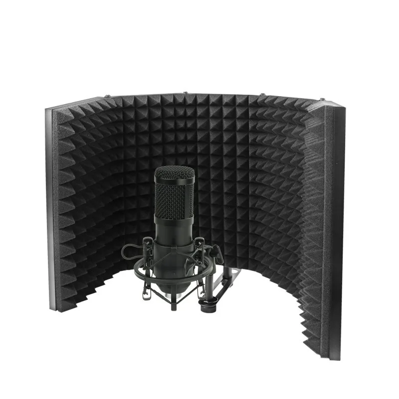 Soundproof Microphone Recording Studio Windproof Hood, High Sound Quality, Noise Reduction Screen, Spray Screen