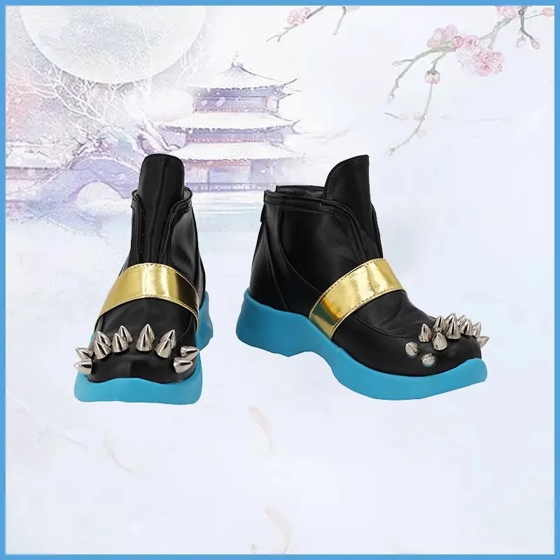 FGO Fate Rain God Tlaloc Cosplay Costume Shoes Handmade Faux Leather Shoes