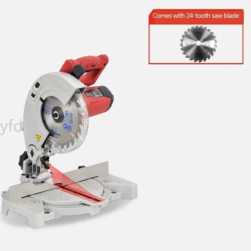 7 Inch Laser Positioning Aluminum Saw Machine, Multi-Function Wood Cutting Machine Miter Saw Machine Multi-Angle Cutting