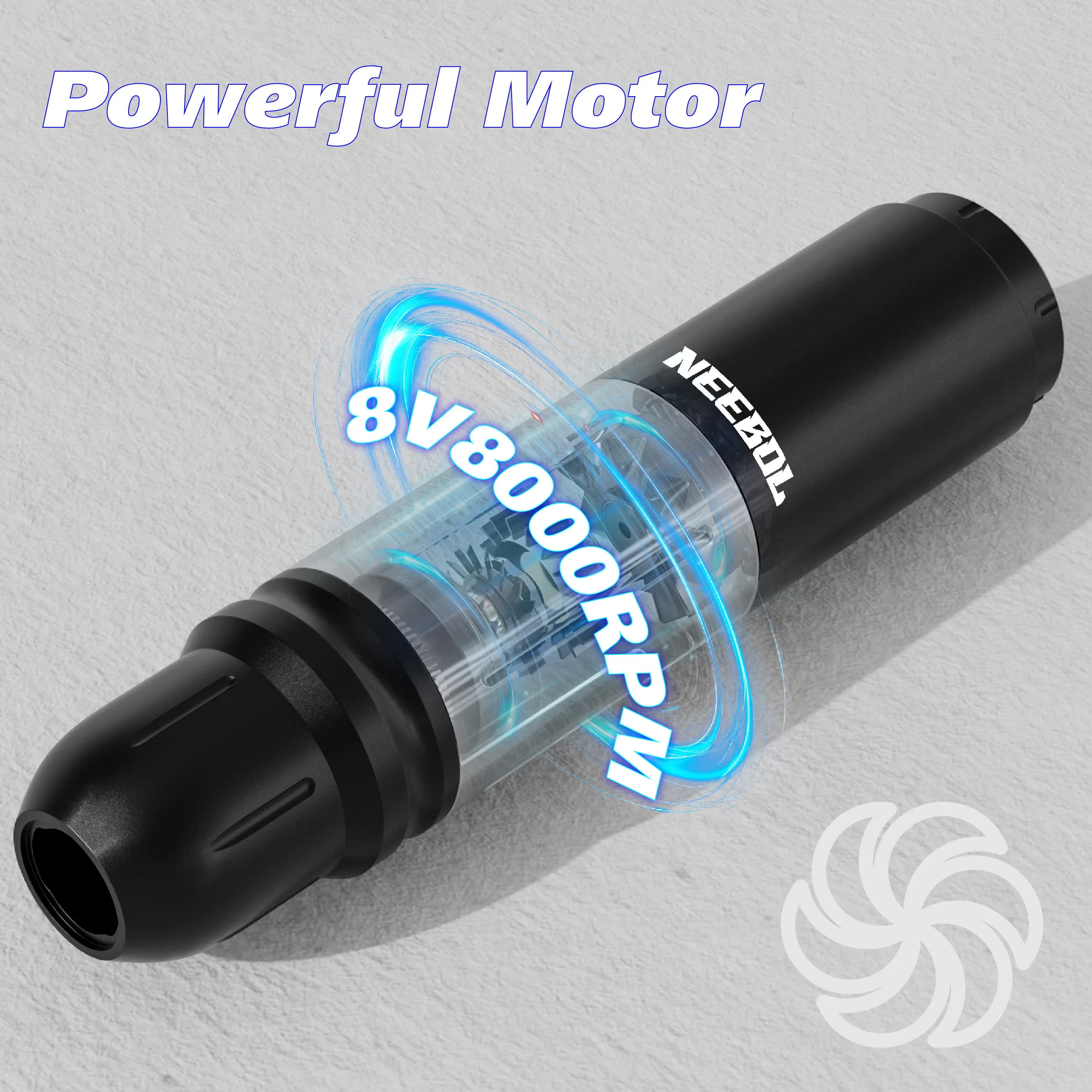 Neebol ワイヤレスタトゥーペンキット タトゥーマシン 電源付き 針 インク タトゥー用品 タトゥーアーティストへのギフト