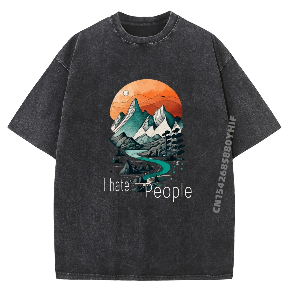 

Funny Mens T-shirt Man Graphic Camiseta Luxury Designer Camping Mountain Hiking Nature I Tees Normal Vintage Washed Tee-Shirts
