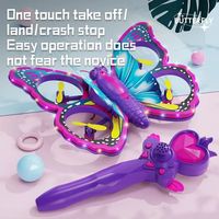V40 Glitter Butterfly Quadcopter Airplane Model Foam Drone Remote Control Aircraft RC Plane Gravity Sensing Mini Drone Toy