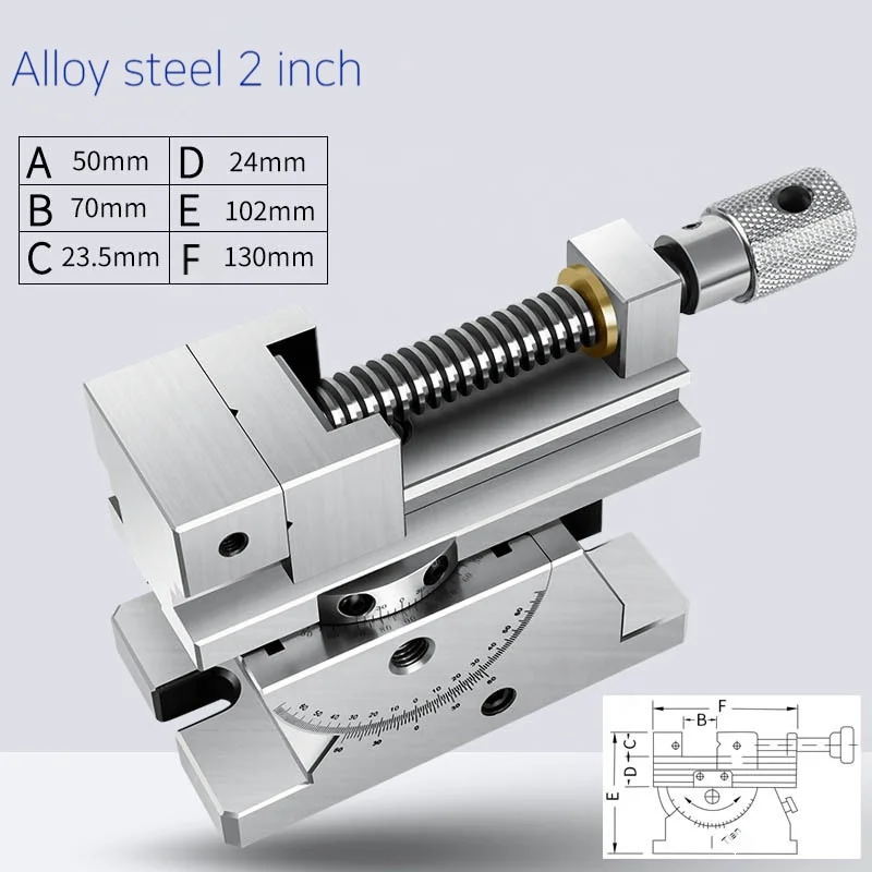 Torno de ângulo de 2 polegadas e 3 polegadas CHM 80 Torno de ferramenta universal de precisão para máquinas CNC Ventiladores de fresadora de precisão OEM personalizáveis