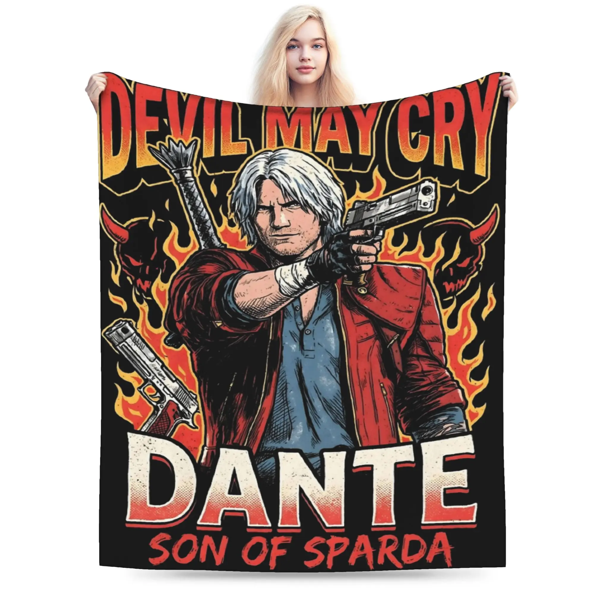 Devils May-Cry 3 Accessories Blanket Ultra Soft  Throw Blankets for Bed 50x60 Inches Multiple Sizes Bedding Throws