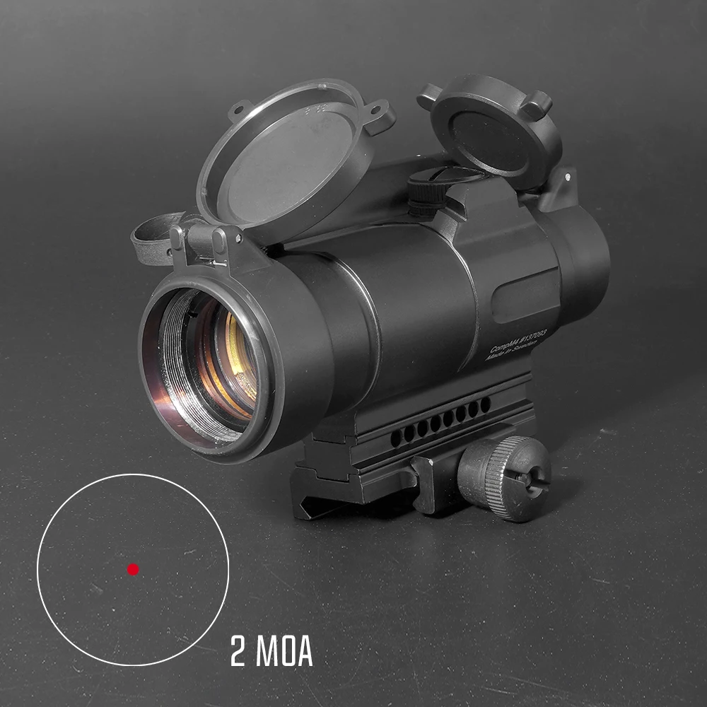 

M4 2MOA Red And Green Dot Reflex Sight Scope with Standard Spacer & QRP2 Mount Replica W/Original Markings