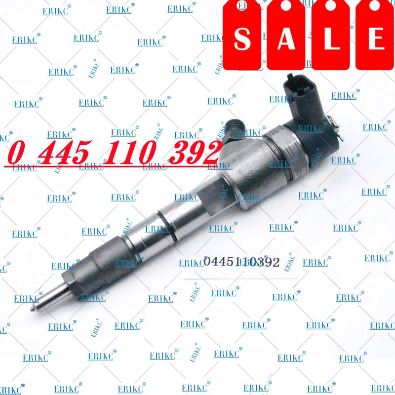 ERIKC Common Rail Injection 0 445 110 392 Fuel Injector Manufacture 0445 110 392 Diesel CRI Injector 0445110392