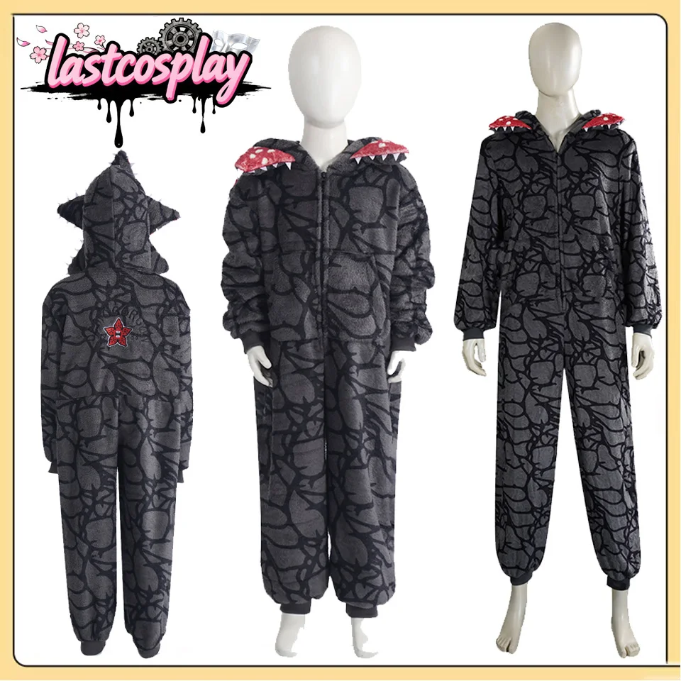 

Fantasia Demogorgon Cosplay Onesie Hooded Pajamas Adult Kids ST 001 Vecna Jumpsuit Costume Halloween Carnival Party Suits