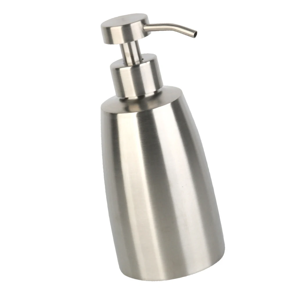 

1pc Stainless Steel Foaming Bottle Reusable Large Capacity Household Travel Mousse Dispenser Refillable For Kitchen Toilet