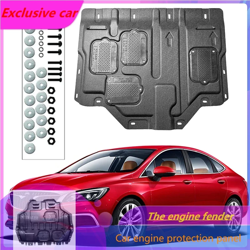 

Under Engine Guard Splash Shield Mud Fender Cover Plate Fender Mudguard Protector For Buick Verano 2015-2020 1.5L 1.5T Car Black